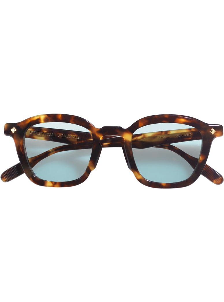 Bold Semi-Round Sunglasses in Dark Tortoise