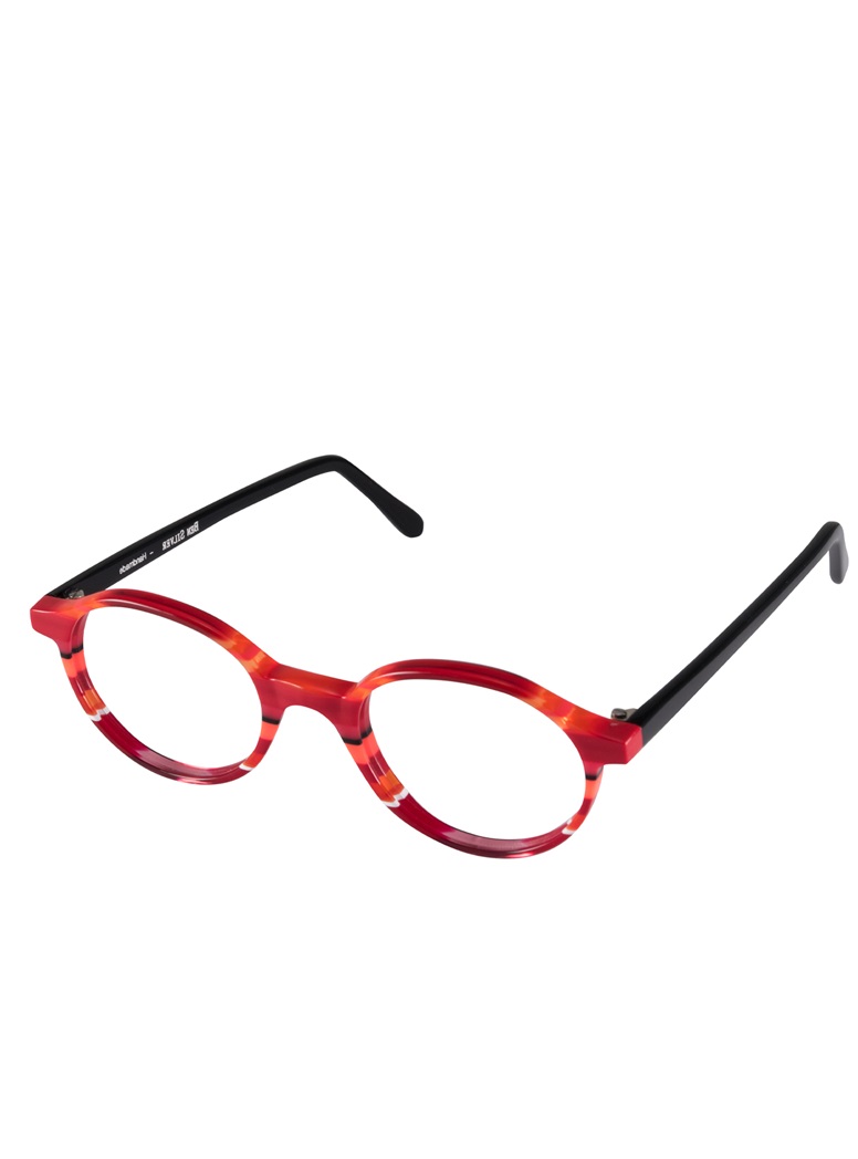 Multi-Colored Handmade Frame in Fire Red and Peach