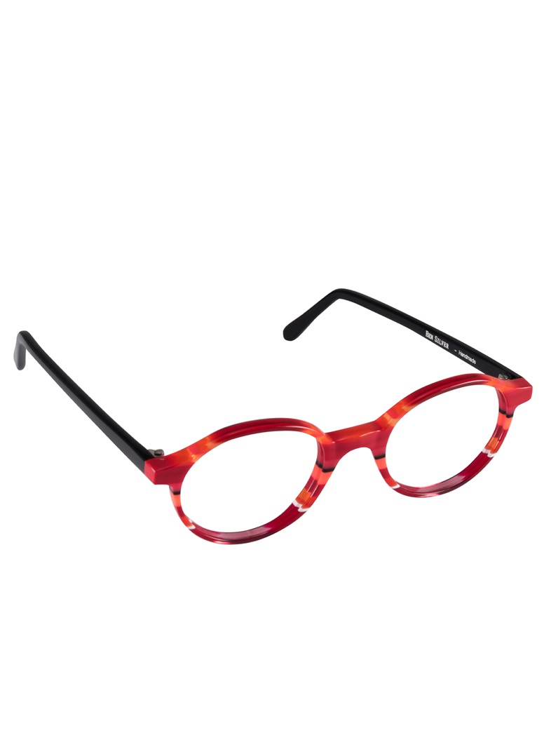 Multi-Colored Handmade Frame in Fire Red and Peach