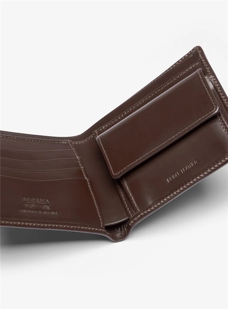 The Clarence Wallet in Dark Brown