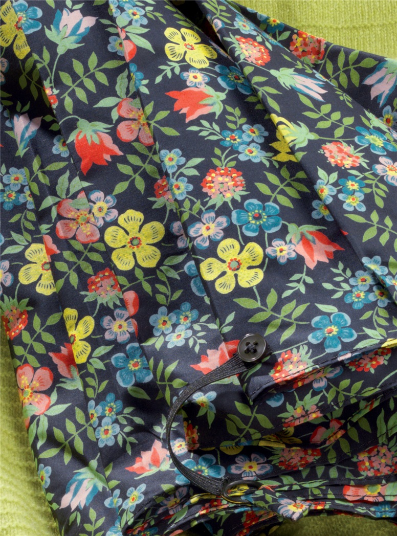 Ladies Liberty Floral Umbrella in Midnight