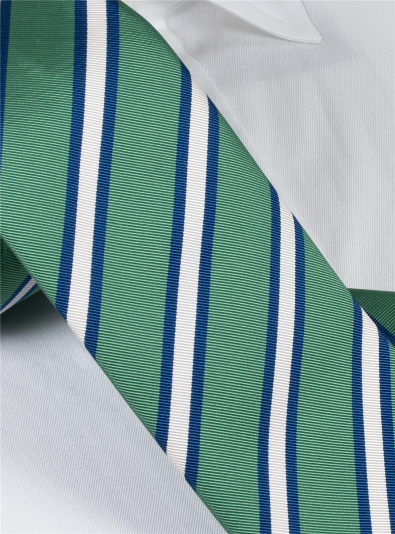 Mogador Striped Tie in Grass