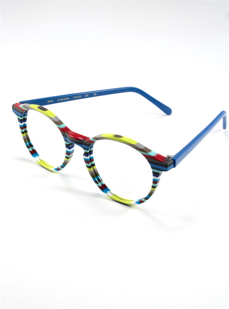 Multi-Colored Wissing P3 Frame in Green, Blue and Red