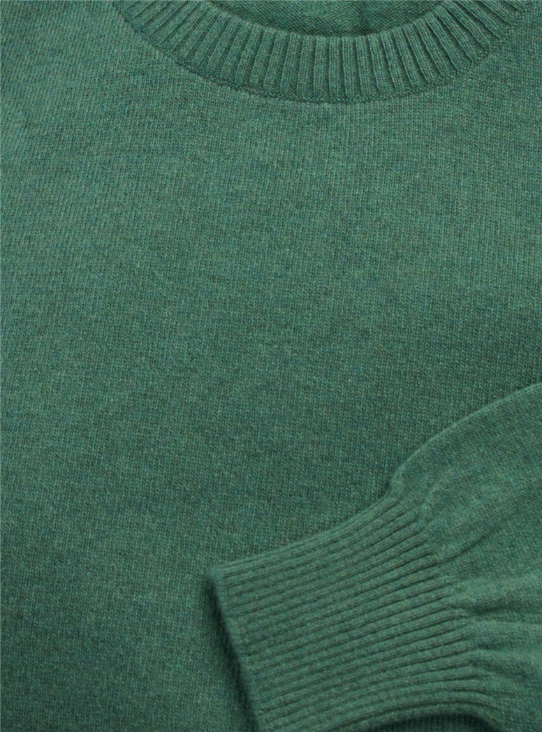 Cashmere Crewneck Sweater in Hunter