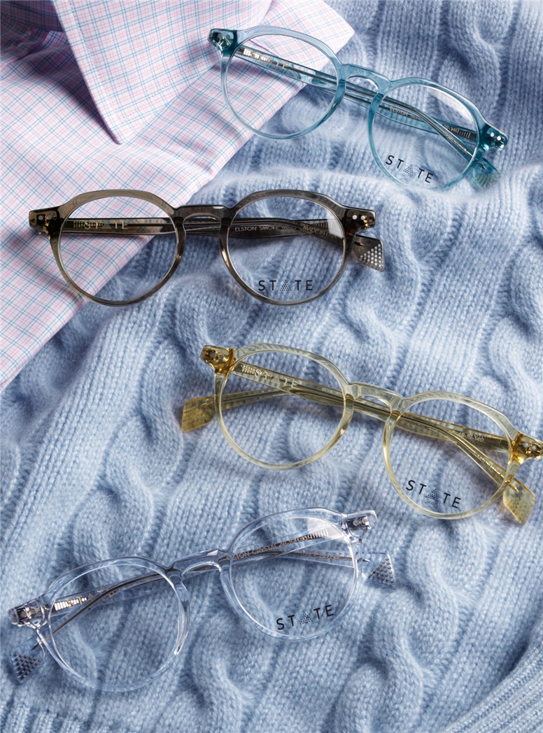 Elston Semi-Round Frame in Smoke