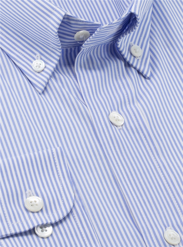 Light Blue Bengal Stripe Button Down