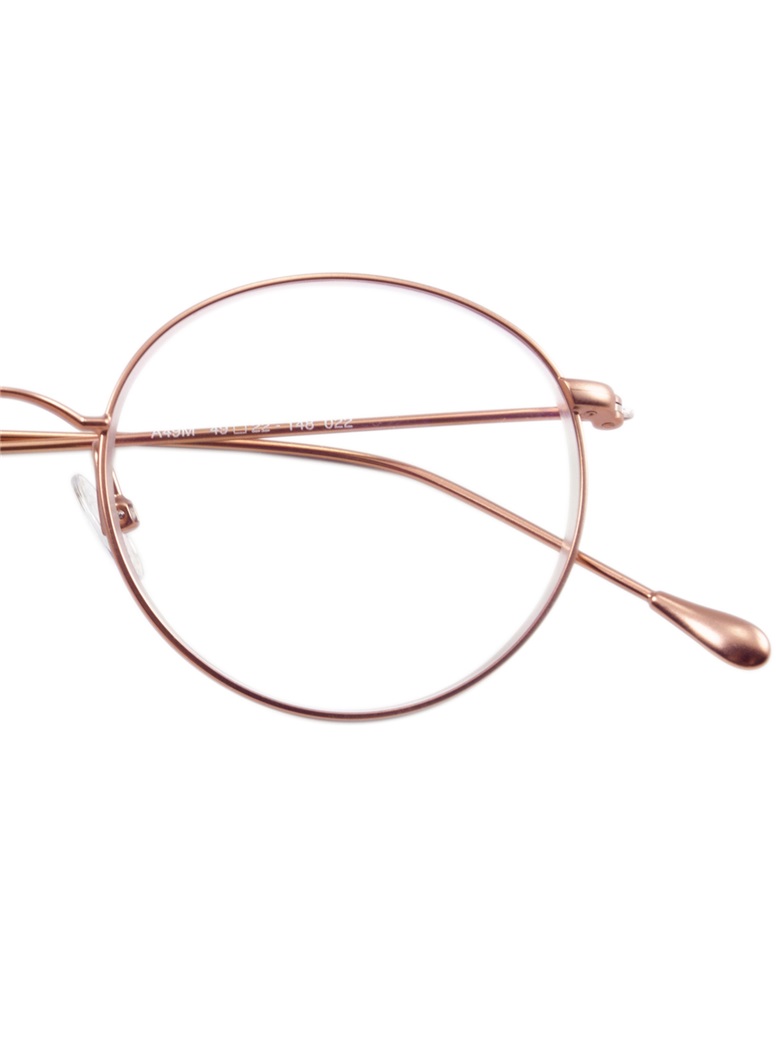 Round Wire Frame in Rose Gold