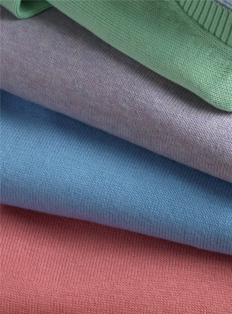 Cotton V-neck Sweaters