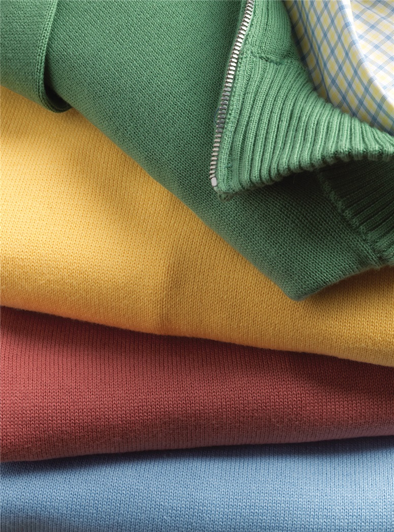 Cotton Quarter Zip Sweaters