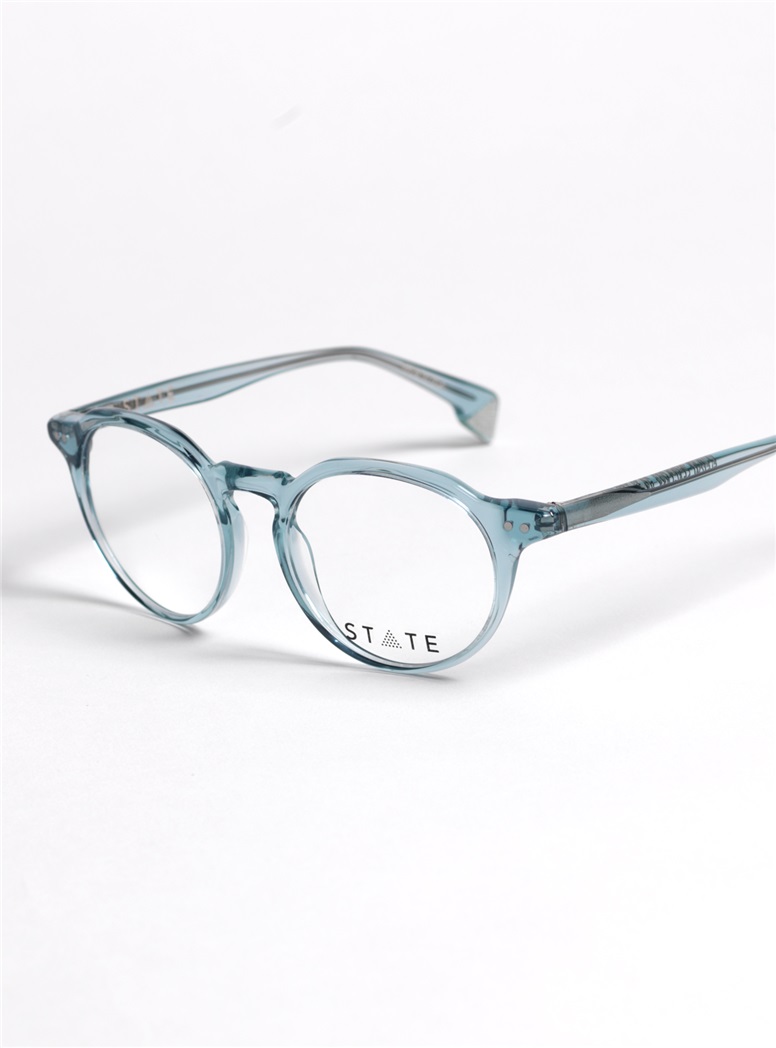 Elston Semi-Round Frame in Seaglass