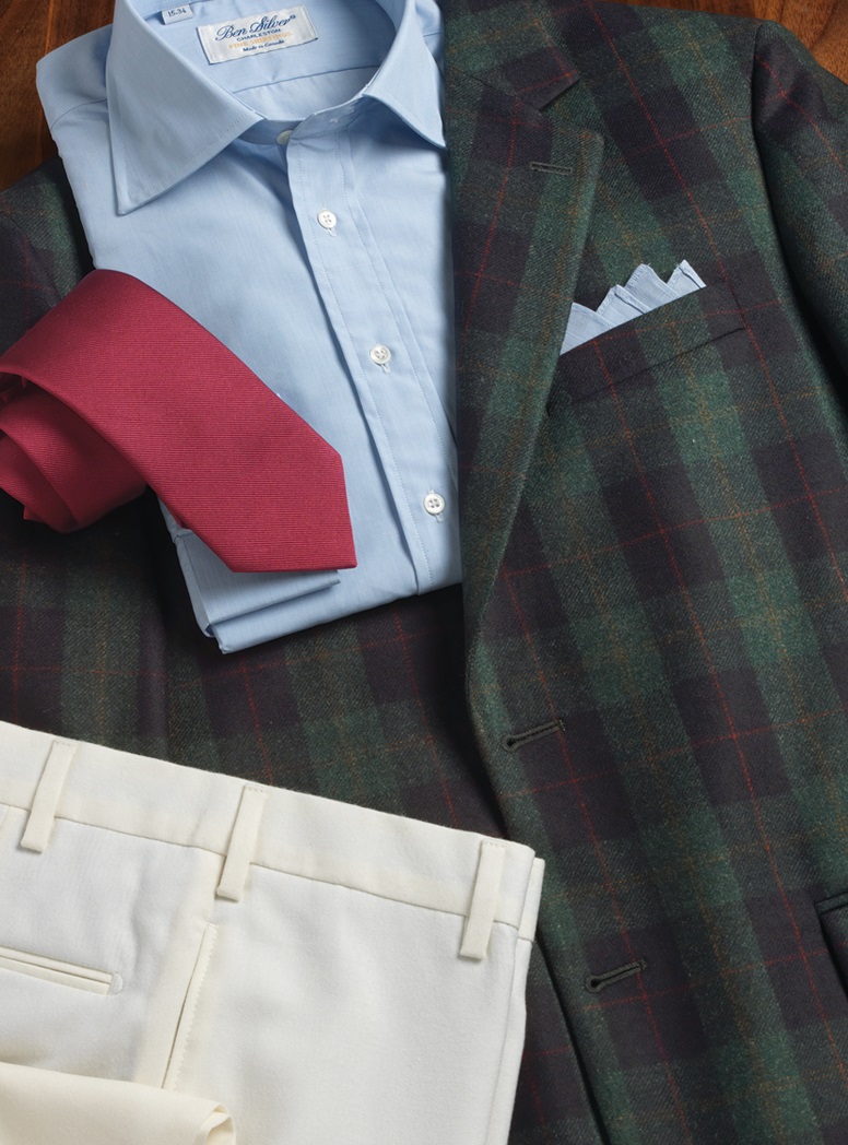 Wool Holiday Tartan Jacket