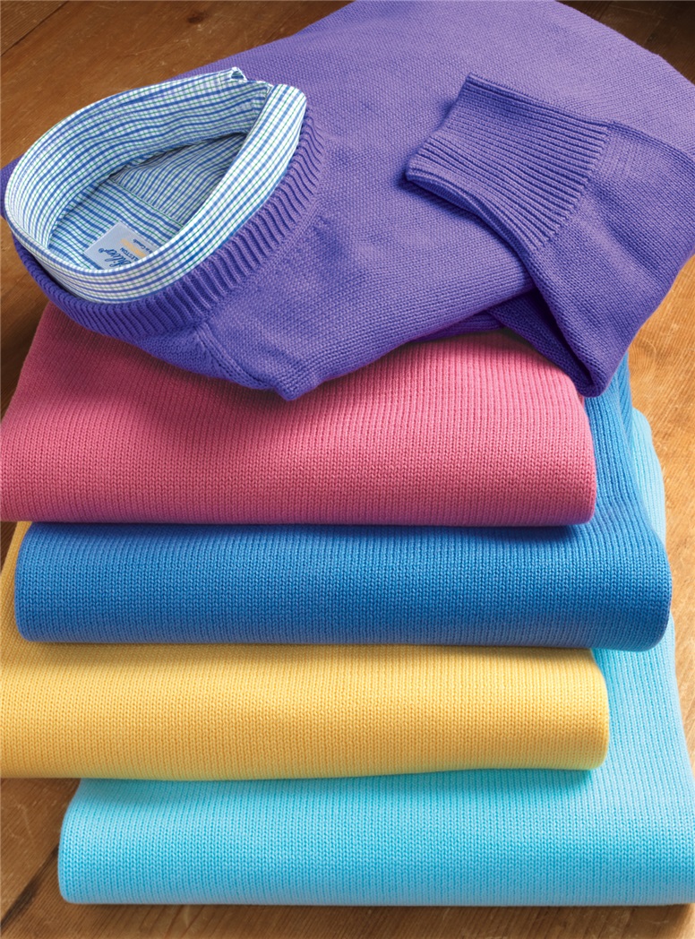 Cotton Crewneck Sweaters