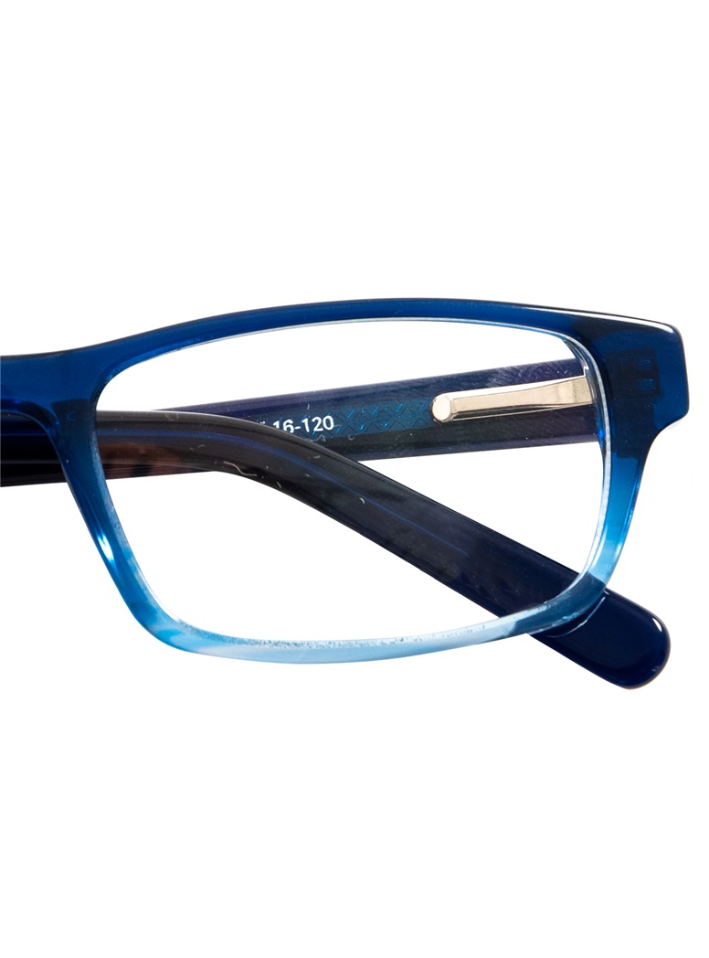 Slim Rectangular Children's Frame in Navy and Sky