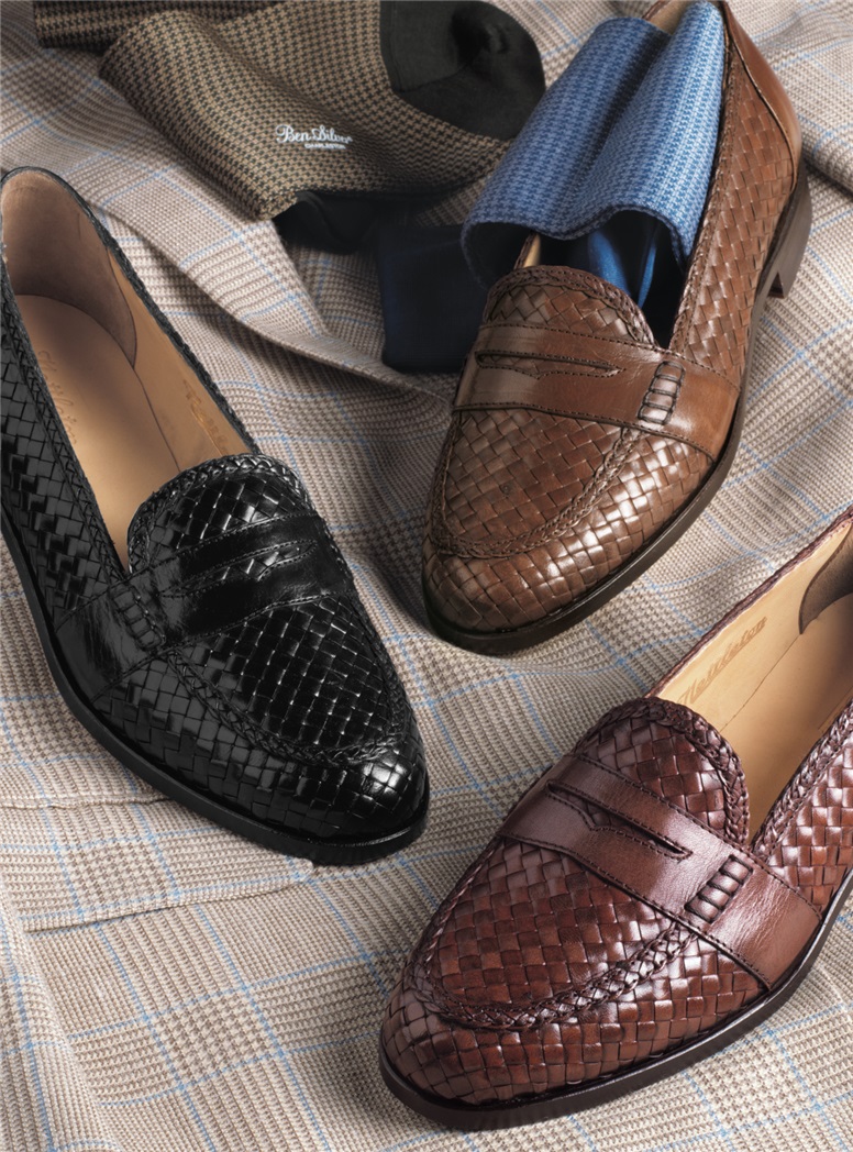 The Woven Loafer in Black