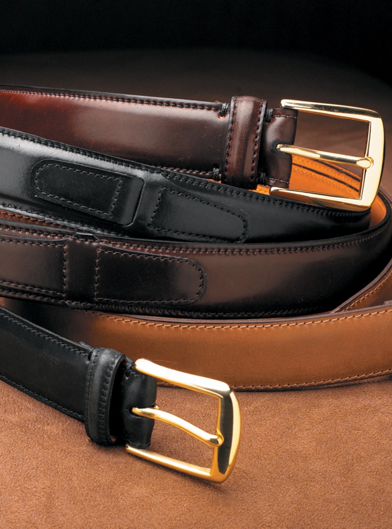 Genuine Black Shell Cordovan Belt