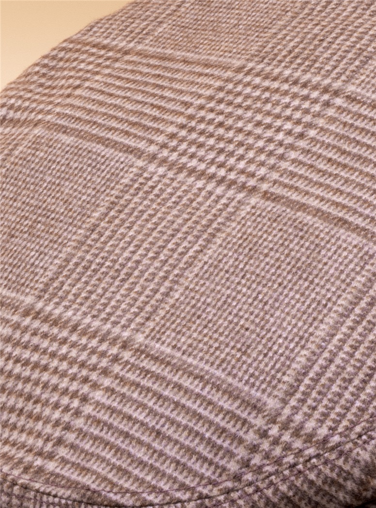 Wool Garforth Prince of Wales Plaid Cap