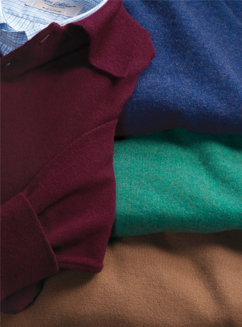 Cashmere Polo Sweaters