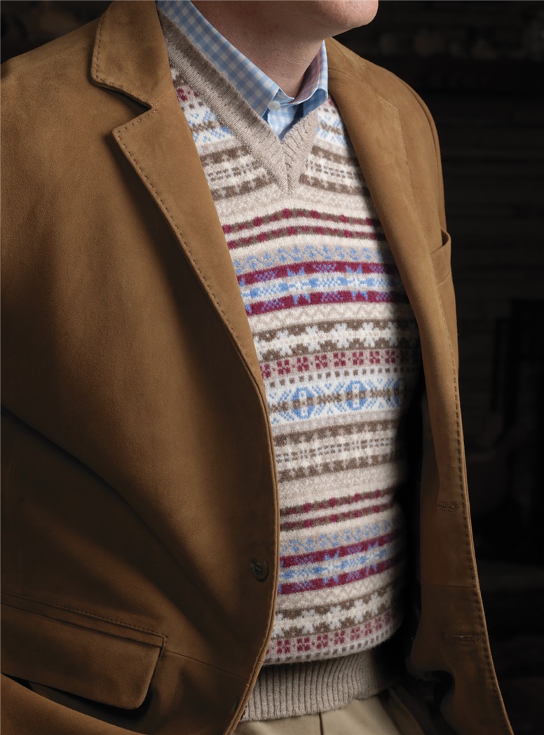 Whiskey Suede Blazer