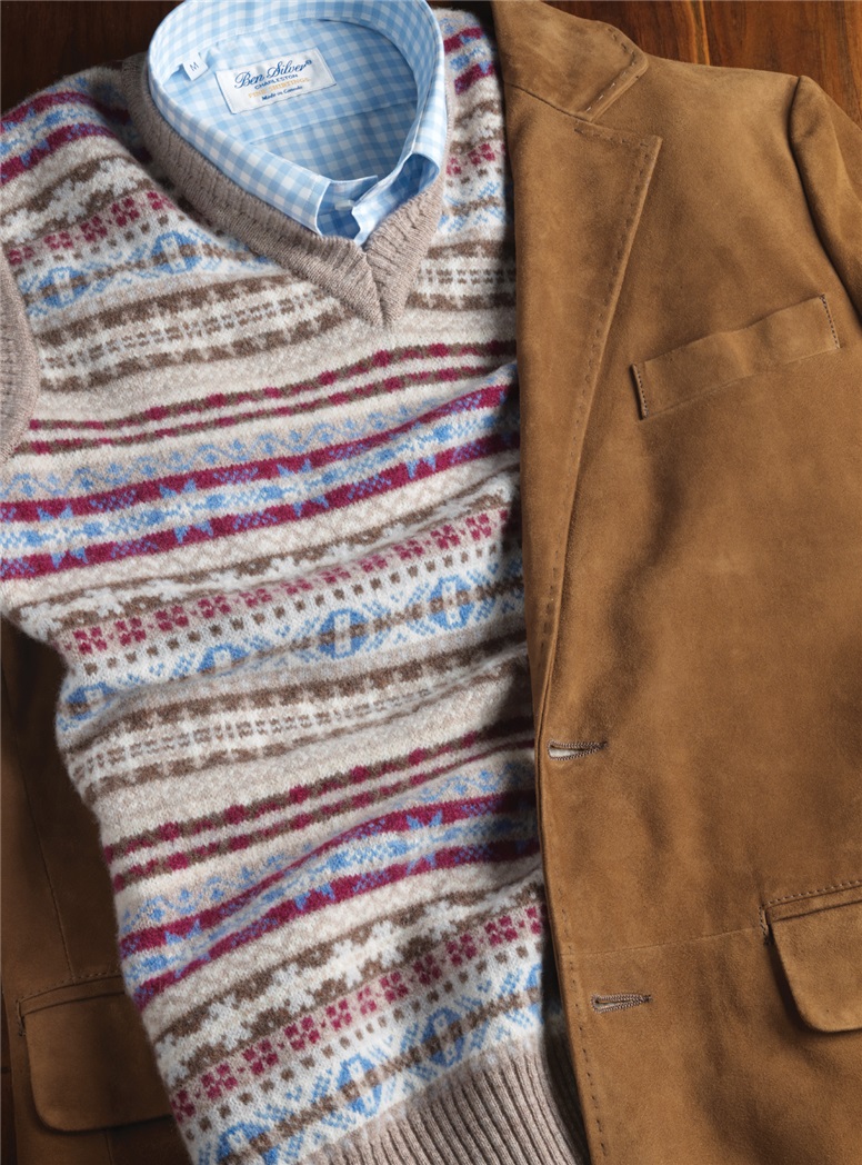 Whiskey Suede Blazer