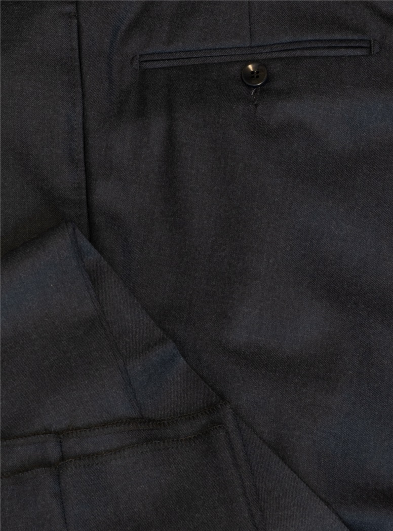 Italian Flannel Trousers in Plain Front