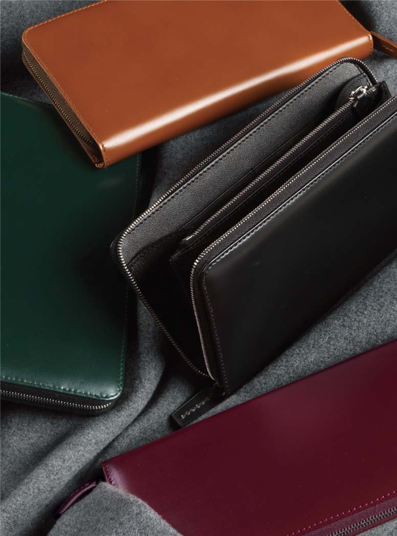 Bridle Leather Zip Wallets