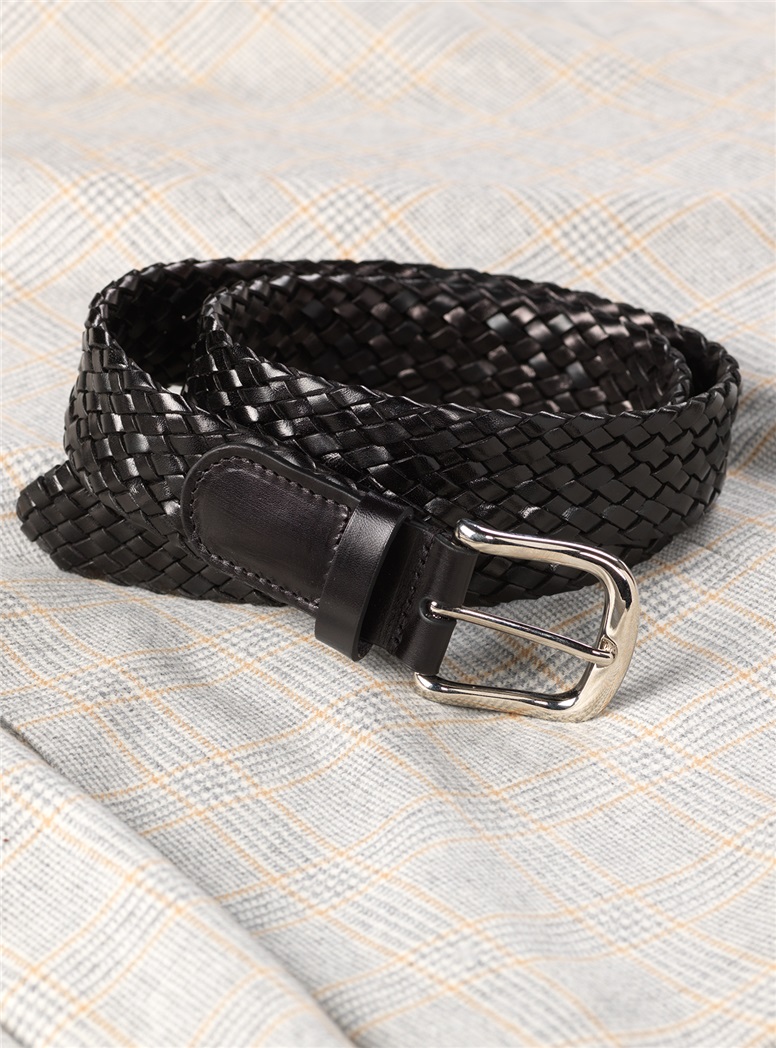 Basketweave Leather Belts