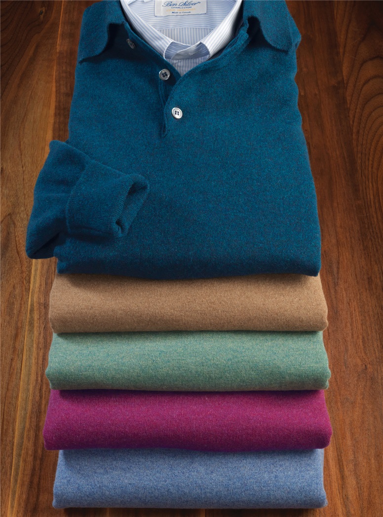 Cashmere Polo Sweaters