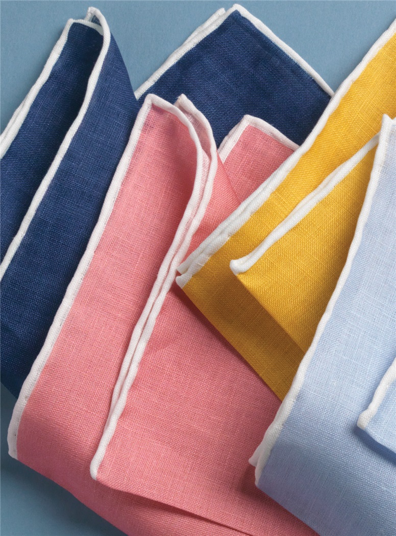 Linen Solid Pocket Squares