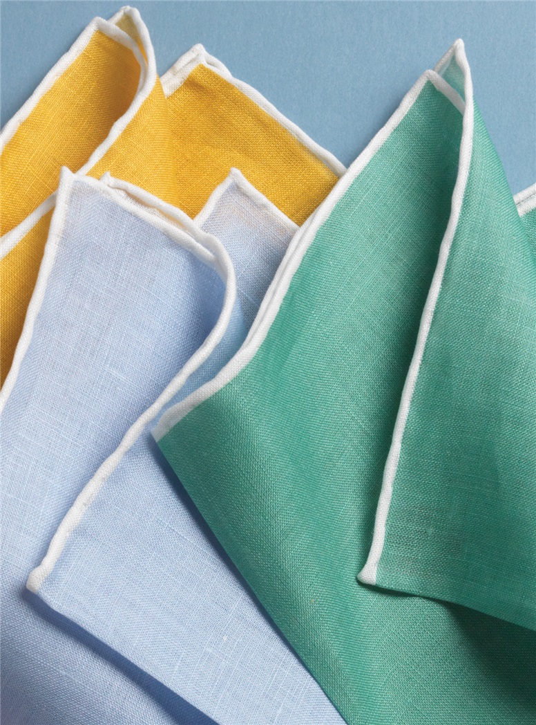 Linen Solid Pocket Squares