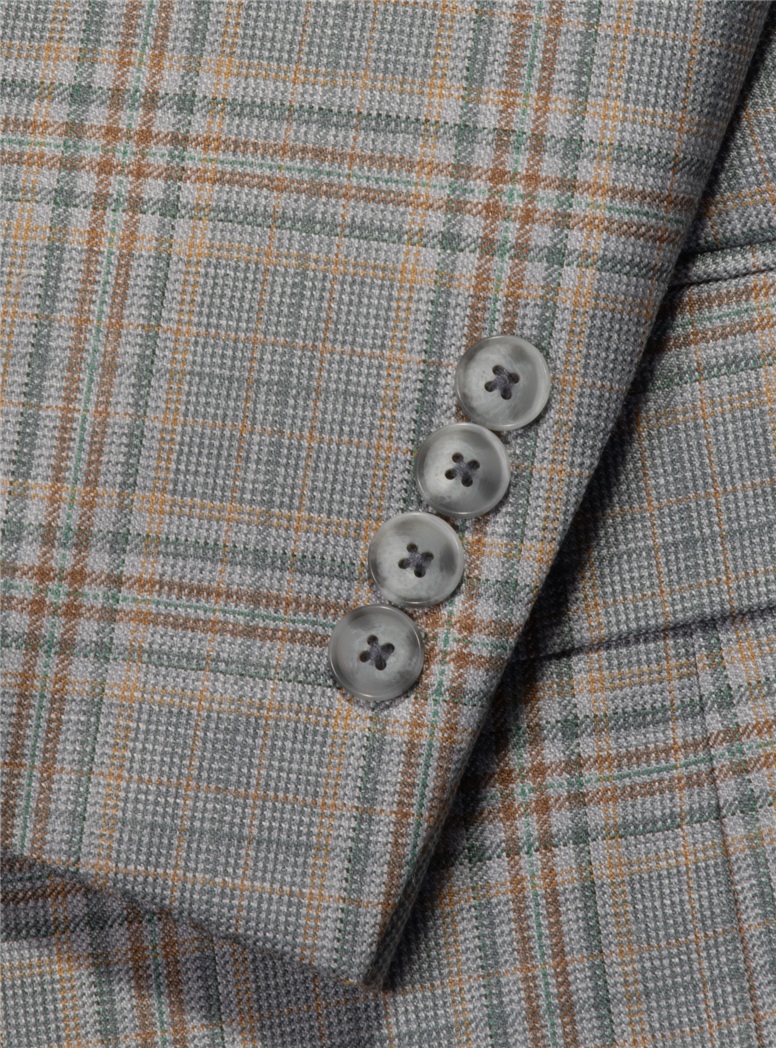 Wool and Linen Glen Plaid Sport Coat