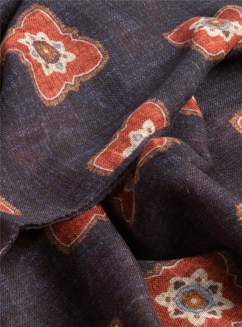 Wool Diamond Printed Scarves