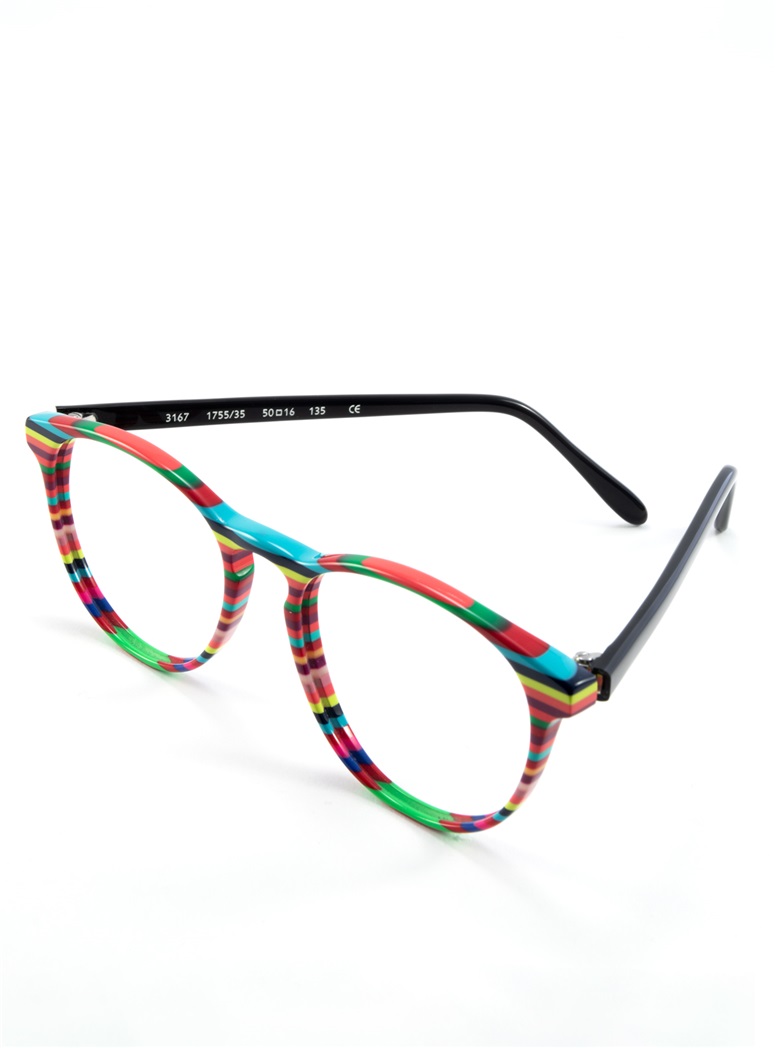 Multi-Stripe Wissing P3 Frame in Blue, Red, Yellow