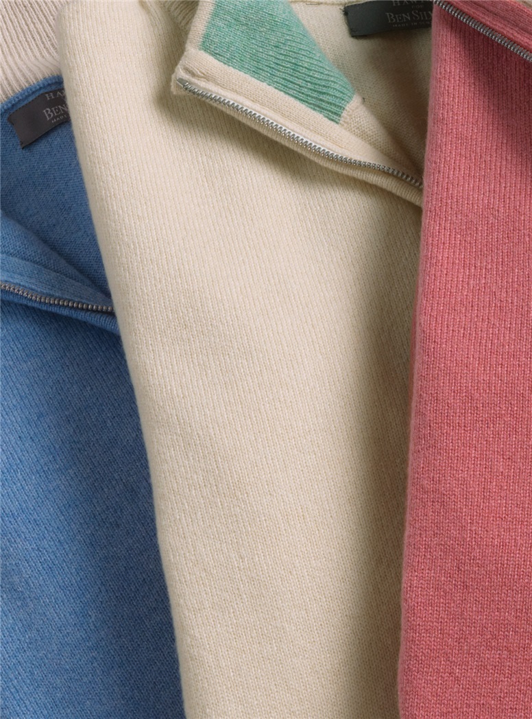 Cashmere 1/2 Zip Sweaters