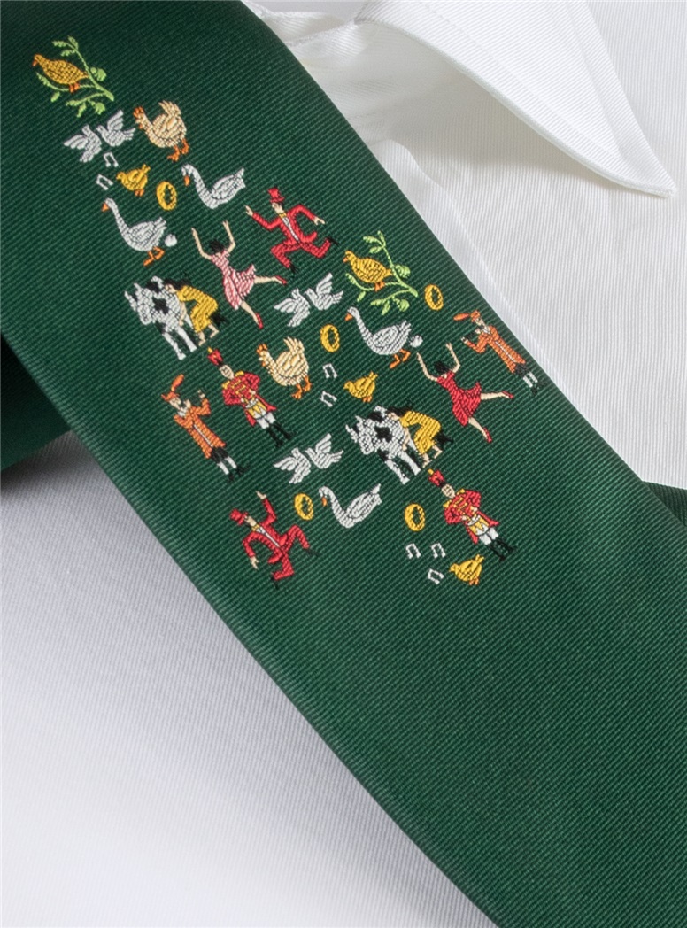 12 Days of Christmas Tie in Holly