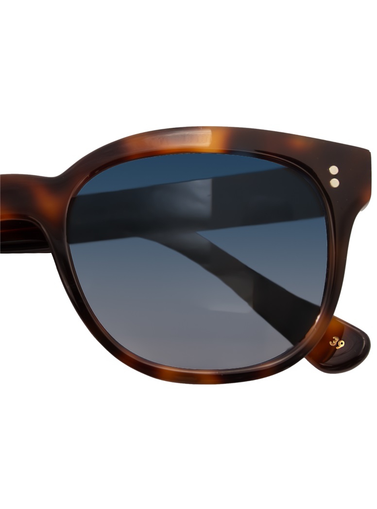 Semi-Round Sunglasses Havana Tortoise