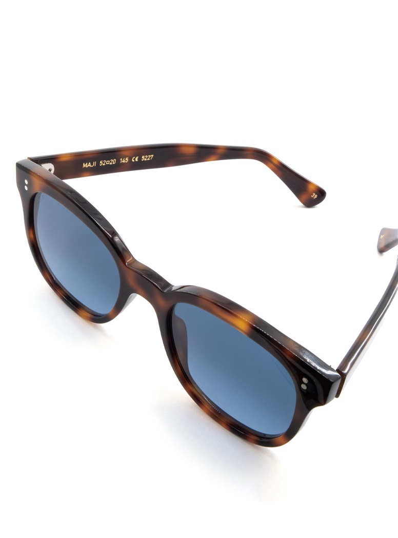 Semi-Round Sunglasses Havana Tortoise