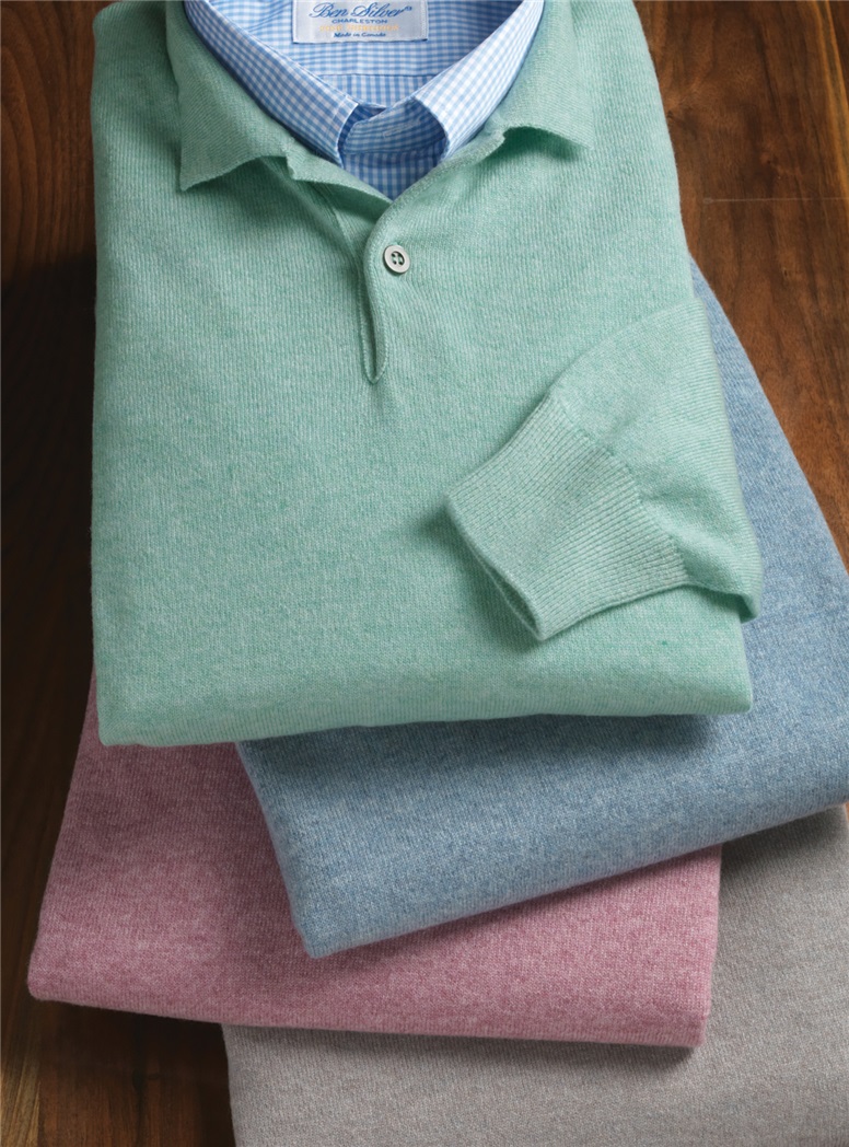 Cashmere Polo Sweaters