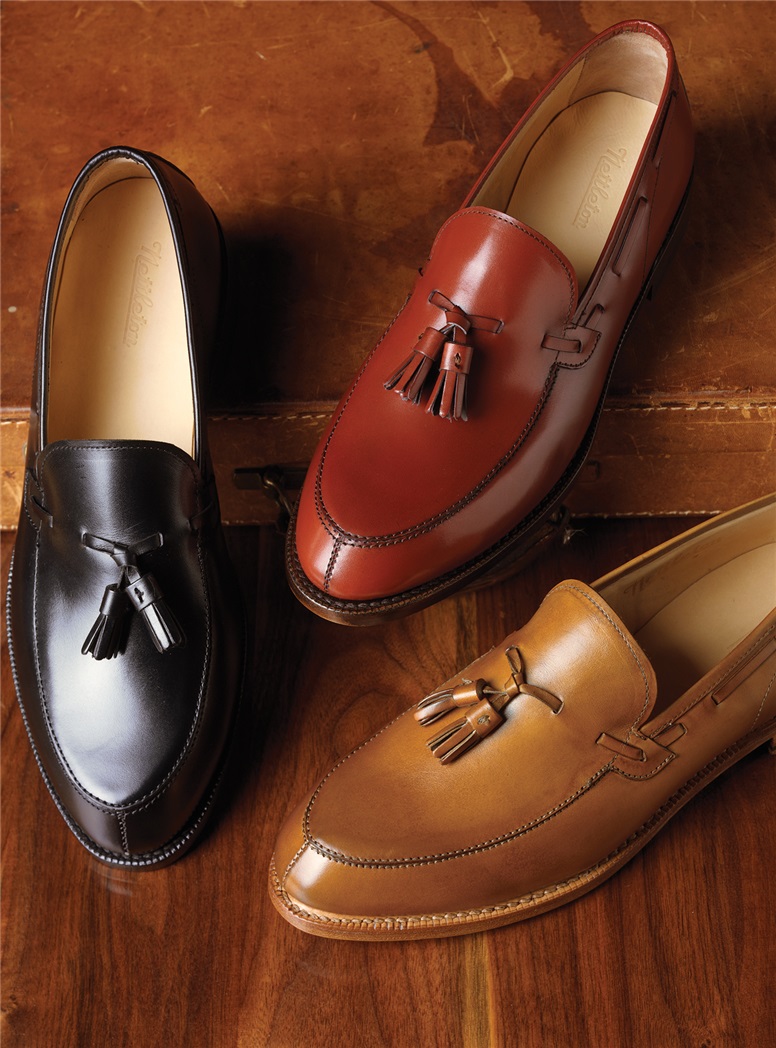 The Greensboro Tassel Loafer in Black