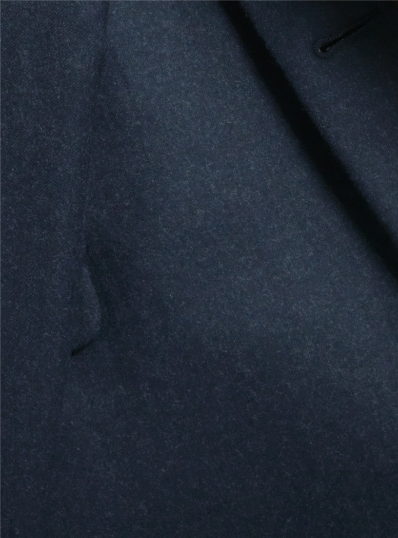 Mid-Blue Mélange Flannel Suit