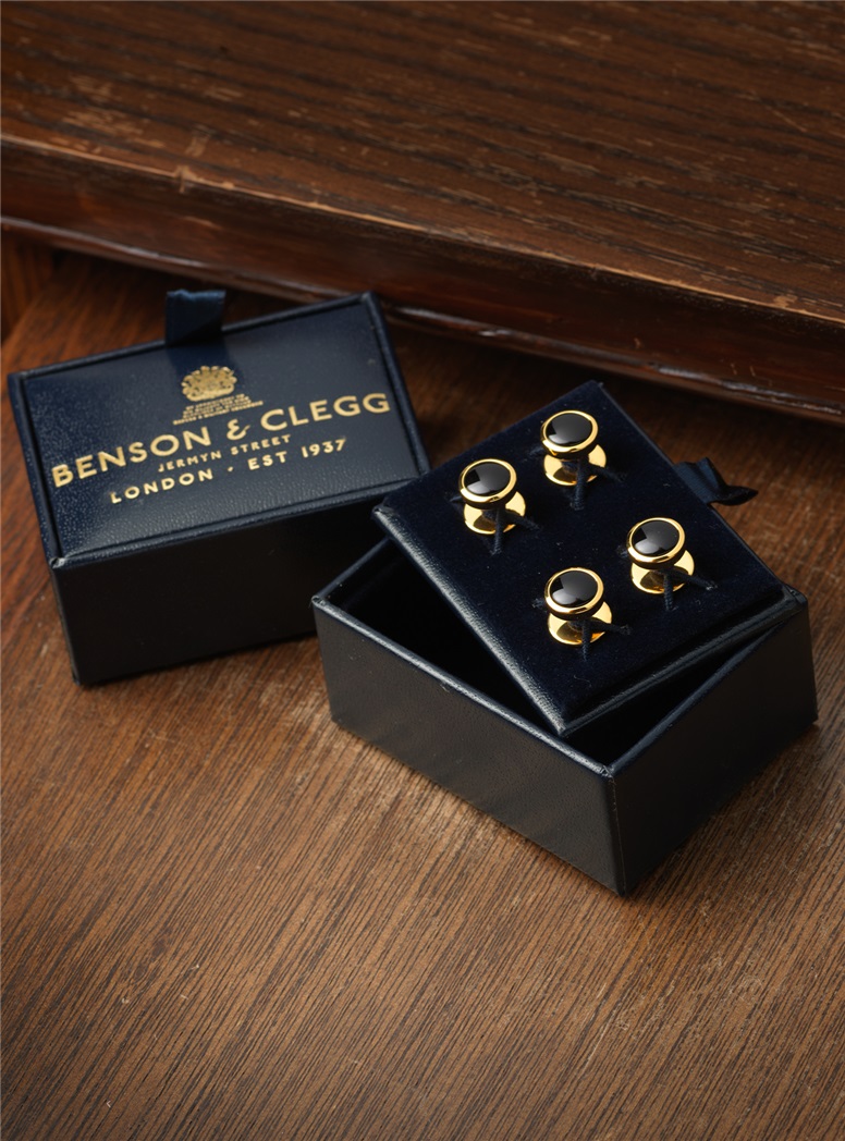 Onyx Formal Set in Gold