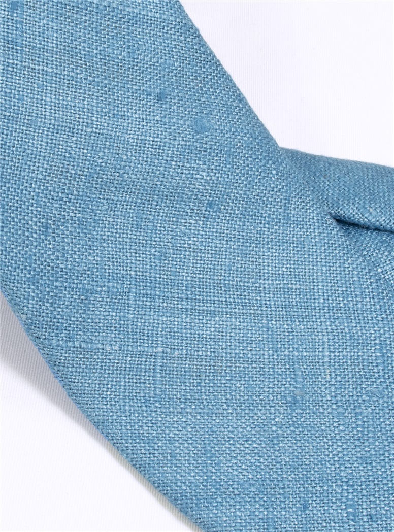 Silk Shantung Tie in Cornflower