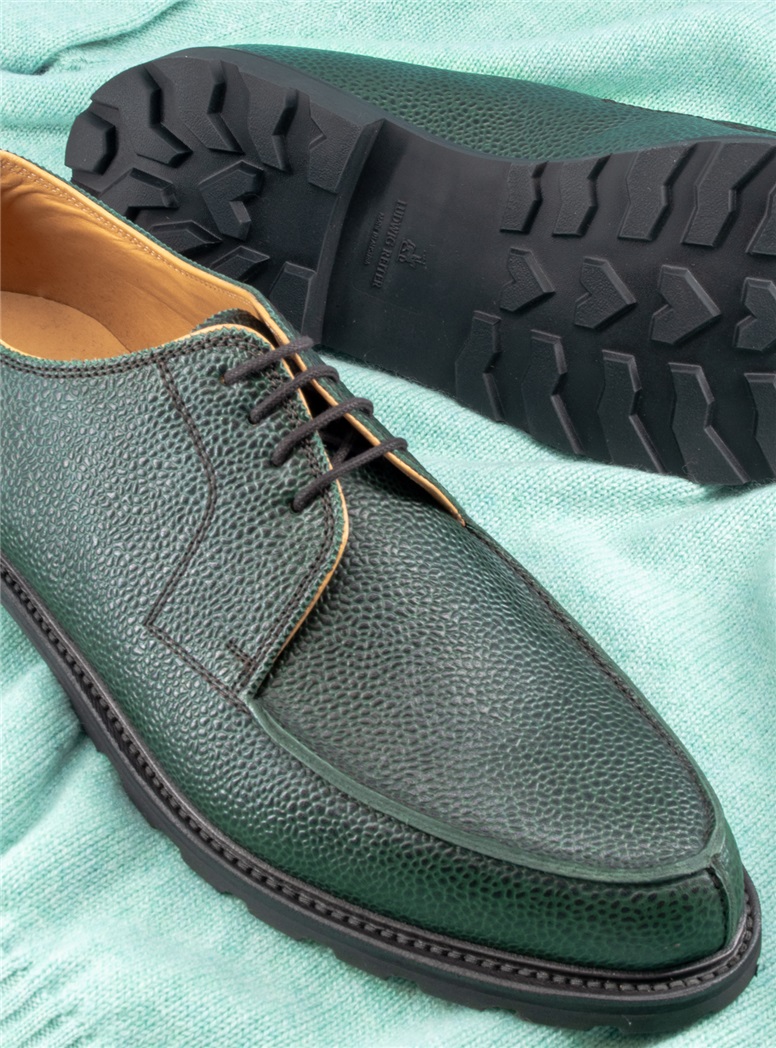 The Norweger Shoe in Dark Green