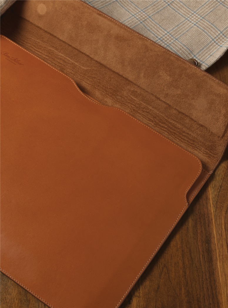 Tan Leather Portfolio