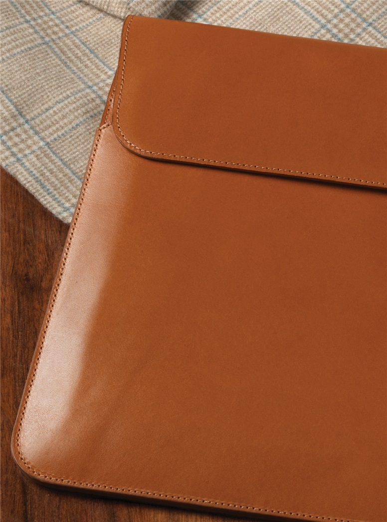 Tan Leather Portfolio