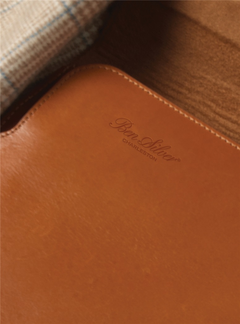 Tan Leather Portfolio