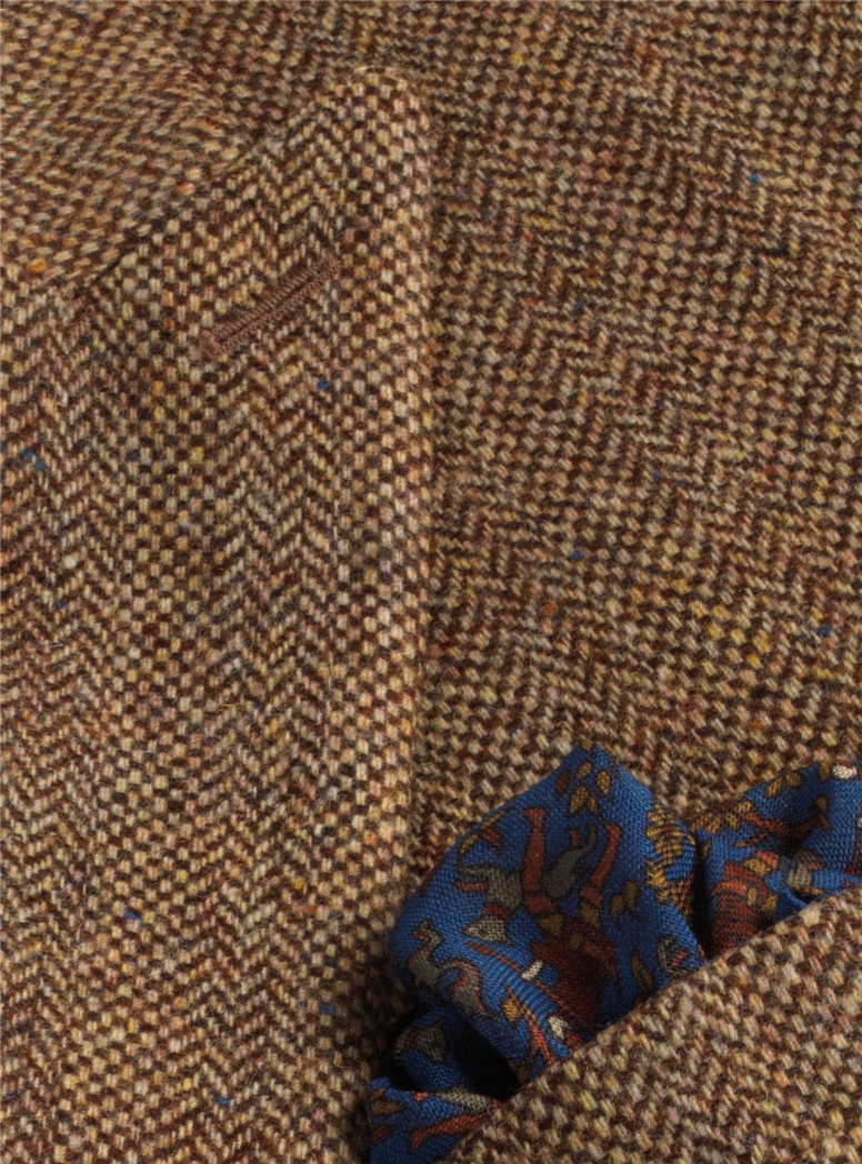 Jacket Wool Brown Birdsfoot