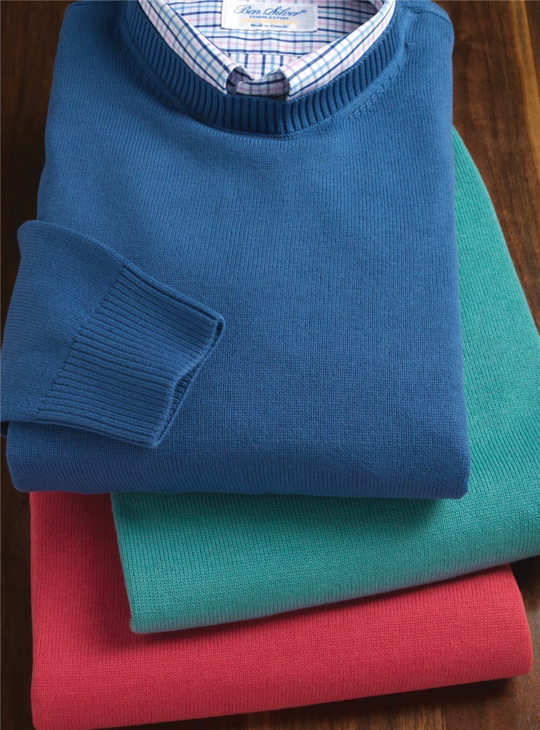 Cotton Crewneck Sweaters