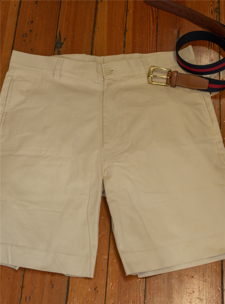 Summer Cotton Shorts in Khaki