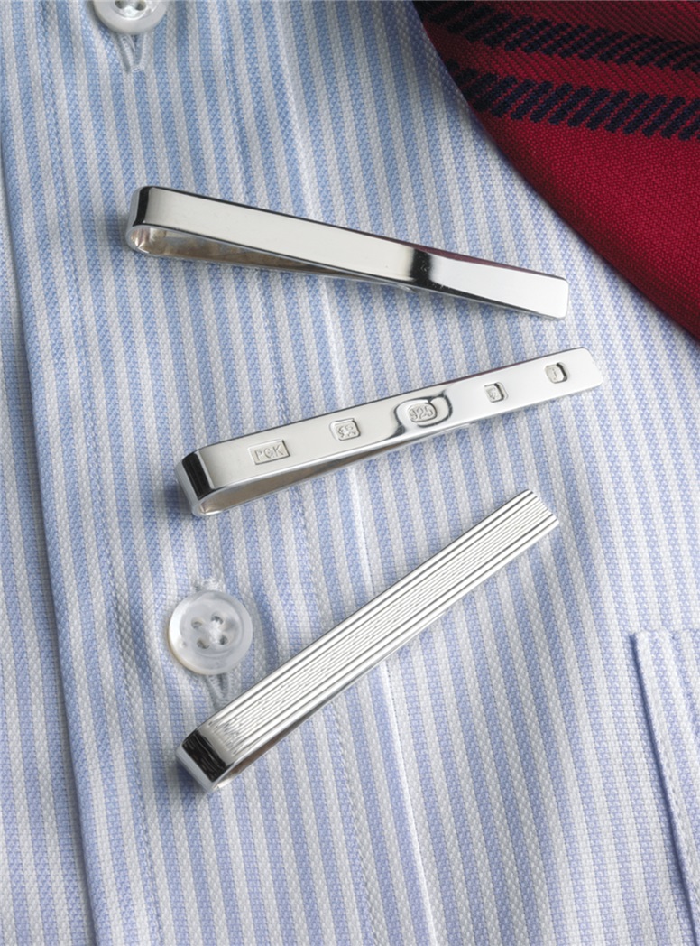 Sterling Silver Tie Bars