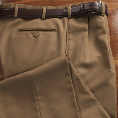 Wool Chestnut Trousers